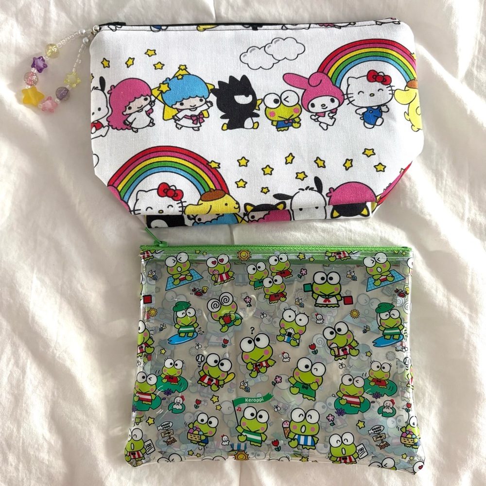 (2x) Sanrio Zipper Pouch